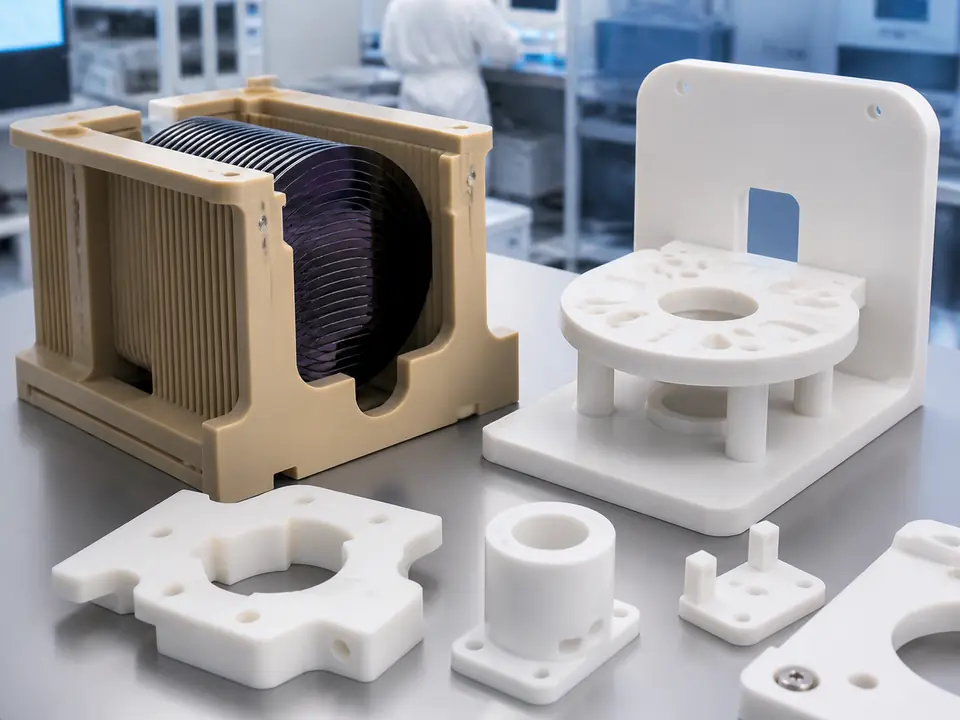 Representative precision plastic fixture for semiconductor applications